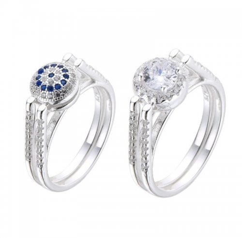 Duo Sparkle Ring Set