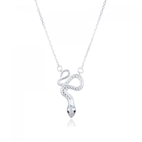 Serpent Charm Necklace