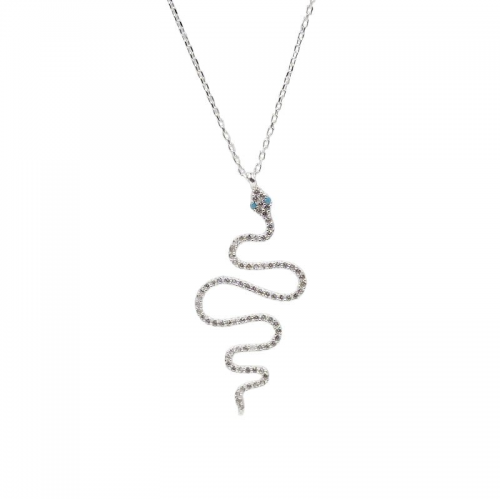 Crystal Serpent Necklace